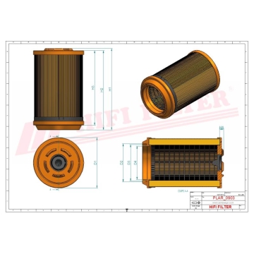 ВЪЗДУШЕН ФИЛТЪР ОСНОВЕН | CATERPILLAR | 320D2 | 528-7222