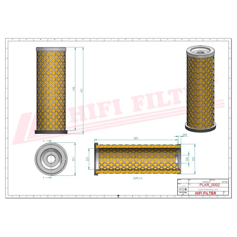ВЪЗДУШЕН ФИЛТЪР ВЪТРЕШЕН | HIFI | SA 17471 | MAQ Parts