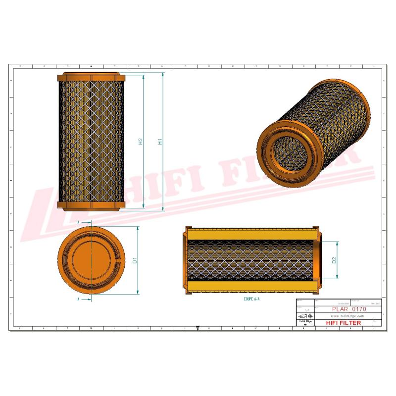 ВЪЗДУШЕН ФИЛТЪР | HIFI | SA 16683 | MAQ Parts